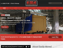 Tablet Screenshot of easilymovedequipment.com